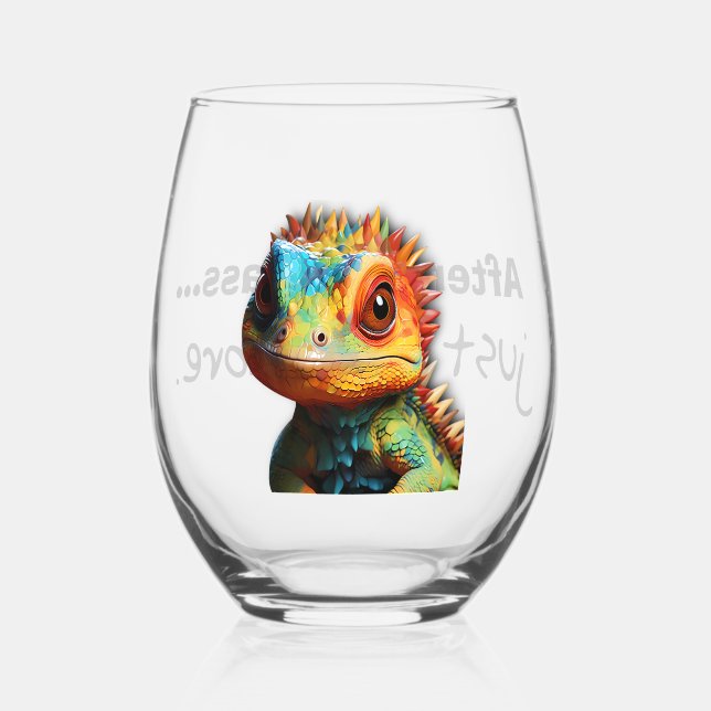 Vaso De Vino Verre à vin humoristique (Reverso )