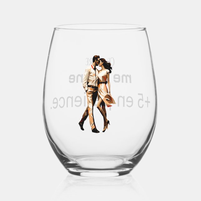 Vaso De Vino Verre à vin humoristique (Reverso )