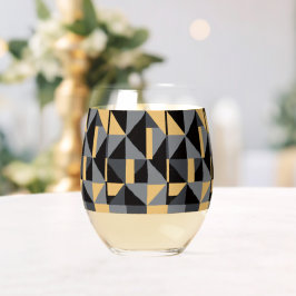 Vaso De Vino Verre à Vin Sans Pied Géométre Moderne