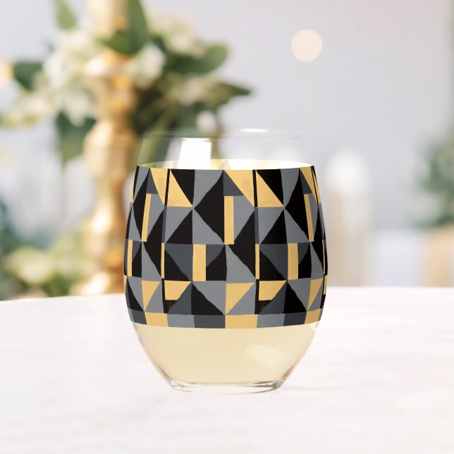 Vaso De Vino Verre à Vin Sans Pied Géométre Moderne (Insitu (Boda))