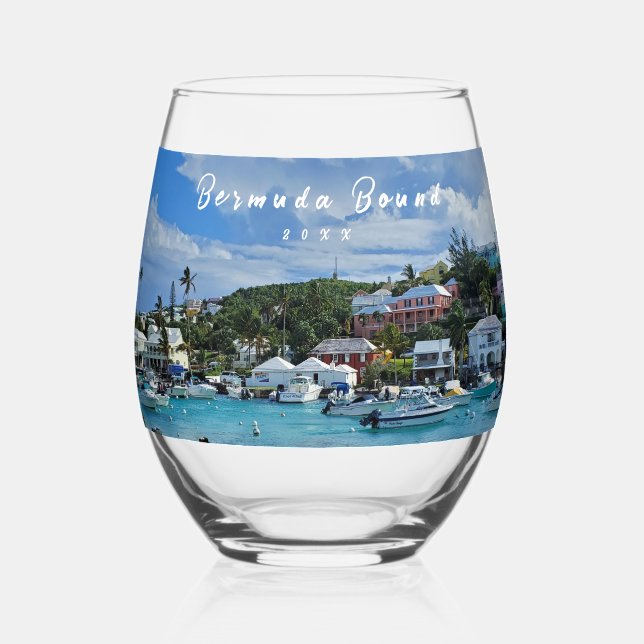 Vaso De Vino Vida conmemorativa de la isla de viajes (Anverso)
