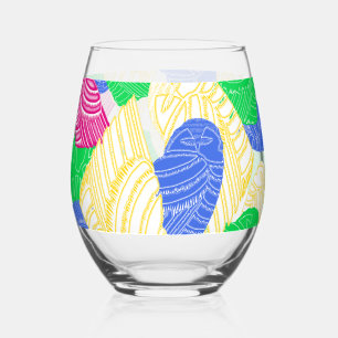 Vaso De Vino Vidrio BUHO HELADO