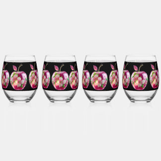 Vaso De Vino Vidrio de lata impreso