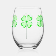 Vidrio de Shamrock Stemless