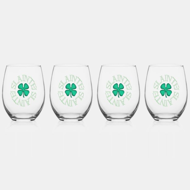 Vaso De Vino Vidrio esmaltado 4 (Anverso)