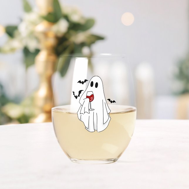 Vaso De Vino Vidrio fantasma (Insitu (Boda))