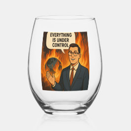 Vaso De Vino Vidrio inoxidable de control