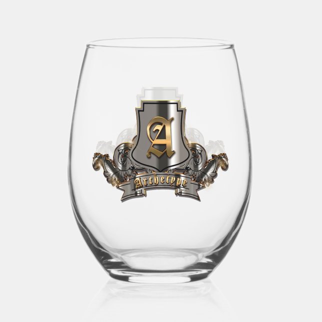 Vaso De Vino Vidrio, sin cáscara (16 oz.) (Anverso)