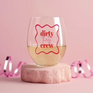 Vaso De Vino Vidrio sucio 30