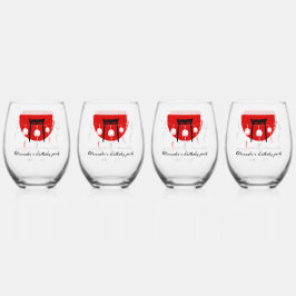 Vaso De Vino Viento de la fiesta de cumpleaños de Hibachi prome