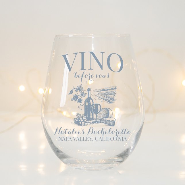 Vaso De Vino Vino antes de Vows Bach Personalizado Bodega Bache (Subido por el creador)