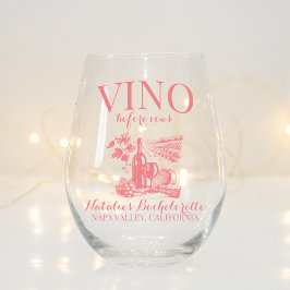 Vaso De Vino Vino antes de Vows Bach Personalizado Bodega Bache