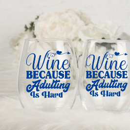 Vaso De Vino Vino porque la Adución es Vidrio Istero Duro