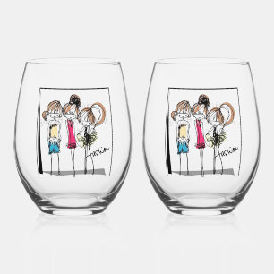 Vaso De Vino Vino vuela cuando se está divirtiendo con un juego