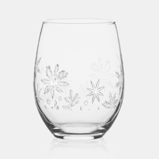 Vaso De Vino Whispering Frost Bloom