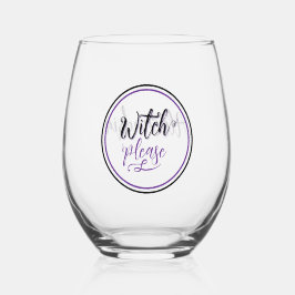 Vaso De Vino Witch Halloween Personalized Party Favor