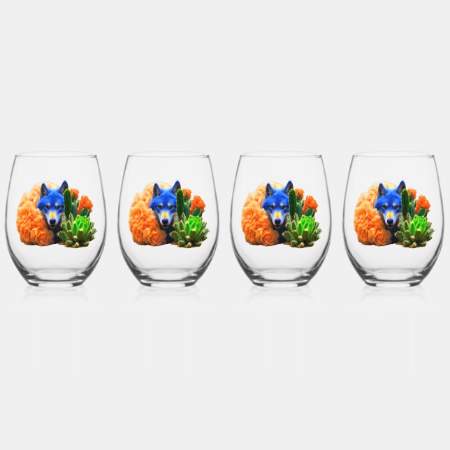 Vaso De Vino Wolf22: (Anverso)