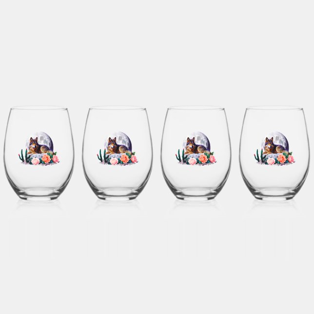 Vaso De Vino Wolf27: (Anverso)