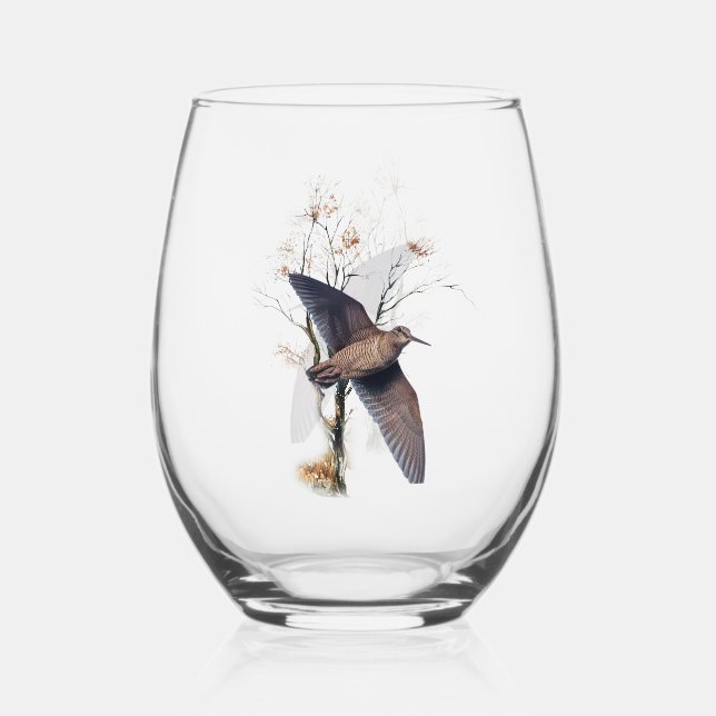 Vaso De Vino Woodcock (Reverso )