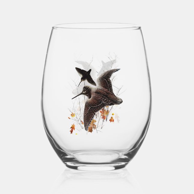 Vaso De Vino Woodcock (Anverso)
