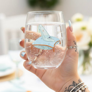 Vaso De Vino Zapatilla de Cristal