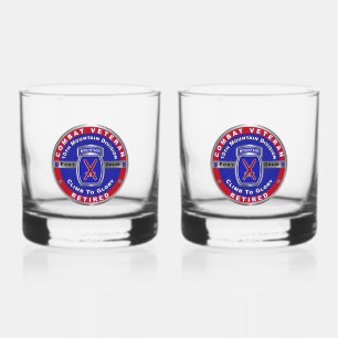 Vaso De Whiskey 10ª División de Montaña Retirado