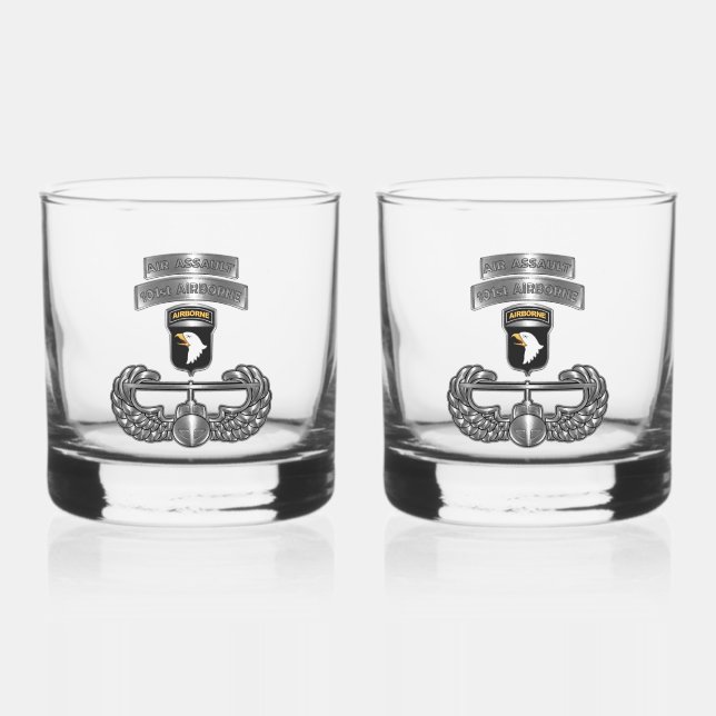 Vaso De Whiskey 101ª agresión aérea de la División Aérea (Anverso)