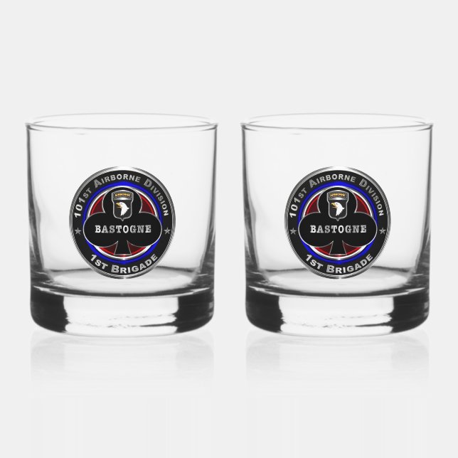 Vaso De Whiskey 101ª División Aérea Primera Brigada (Anverso)