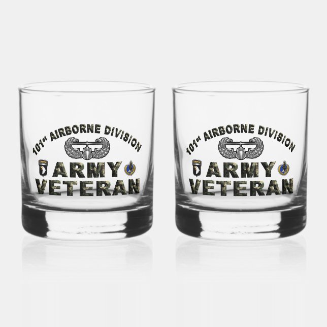 Vaso De Whiskey 101ª División Aérea Veterana (Anverso)