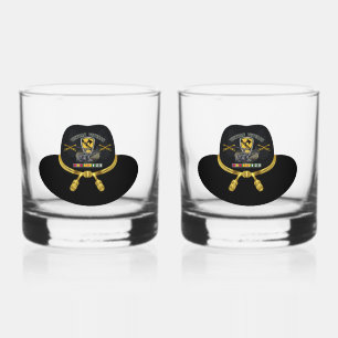 Vaso De Whiskey 1.ª División de Cavalry Vietnam Air Cav