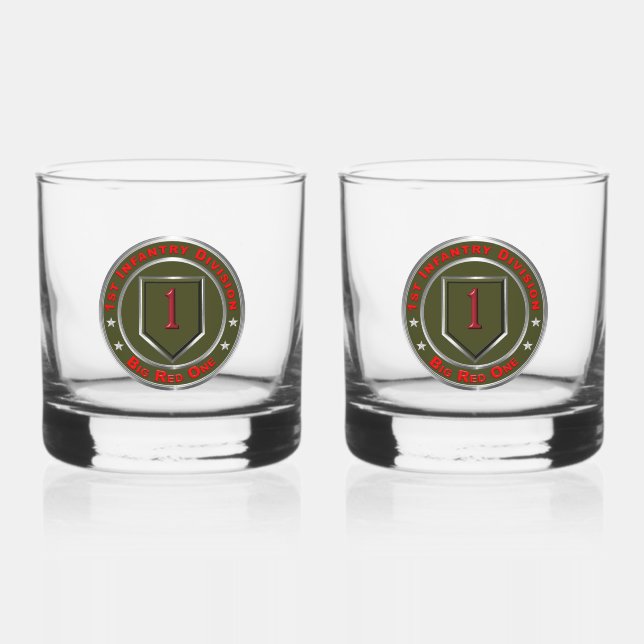 Vaso De Whiskey 1.ª División de Infantería Jubilada (Anverso)