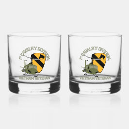 Vaso De Whiskey 1.ᵉʳ Vietnam de caballería - UH-1
