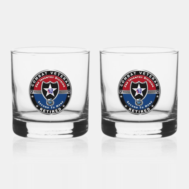 Vaso De Whiskey 2.ª División de Infantería Jubilada (Anverso)