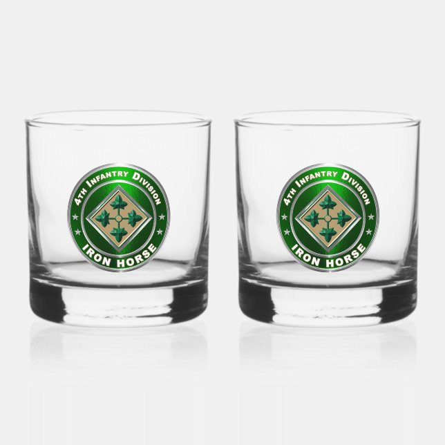 Vaso De Whiskey 4.ª División de Infantería (Anverso)