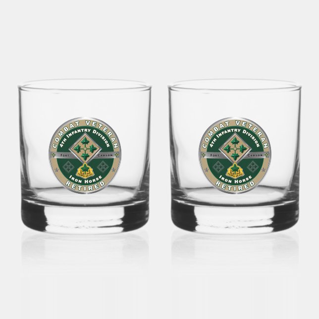 Vaso De Whiskey 4.ª División de Infantería (Anverso)