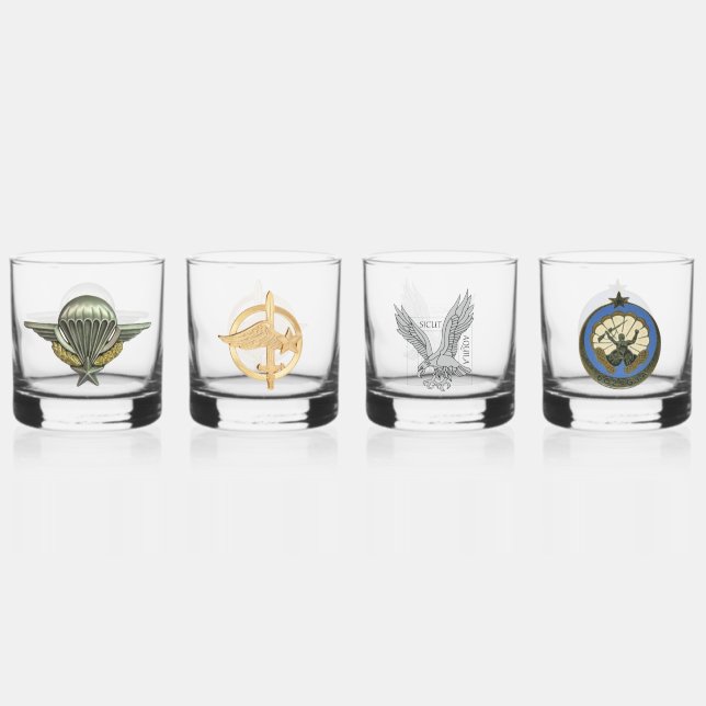 Vaso De Whiskey  4 verres a whisky (Anverso)