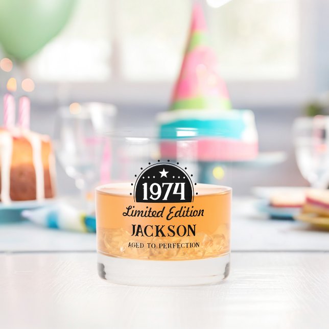 Vaso De Whiskey 50.ª Perfección Limitada 1974 (Insitu (Cumpleaños))