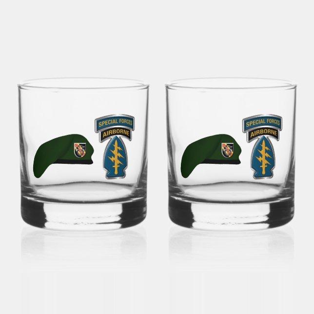 Vaso De Whiskey 5.º Grupo de Fuerzas Especiales (Anverso)