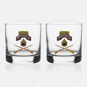 Vaso De Whiskey 75.º sargento del Regimiento de Rangos