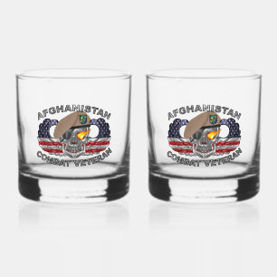 Vaso De Whiskey 75.º veterano del regimen de guardabosques