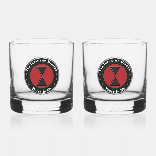 Vaso De Whiskey 7.ª División de Infantería (Anverso)