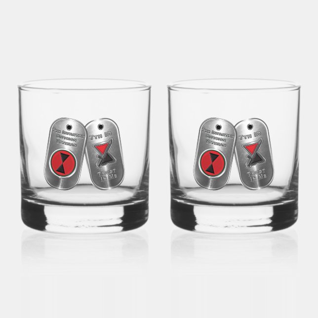 Vaso De Whiskey 7.ª División de Infantería (Anverso)