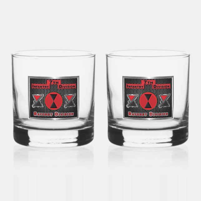Vaso De Whiskey 7.ª División de Infantería (Anverso)