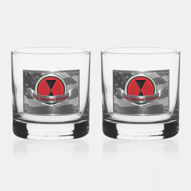 Vaso De Whiskey 7.ª División de Infantería (Anverso)