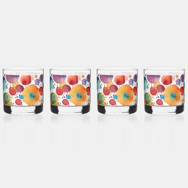 Vaso De Whiskey A Bunch of Splatter (Anverso)