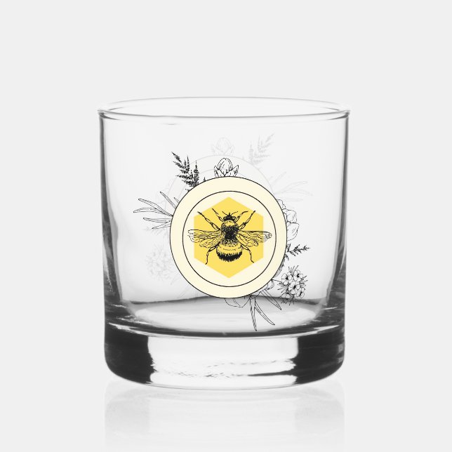 Vaso De Whiskey Abeja (Anverso)