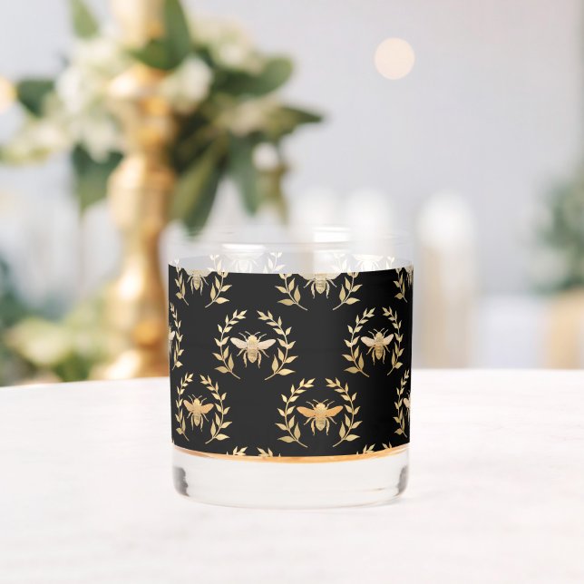 Vaso De Whiskey Abeja Dorada (Insitu (Boda))