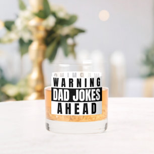 Vaso De Whiskey Advertencia de chistes de papá