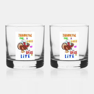 Vaso De Whiskey Agradecimiento Por Un Pílito De Especias En La Vid