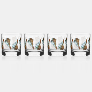 Vaso De Whiskey Aguas marinas